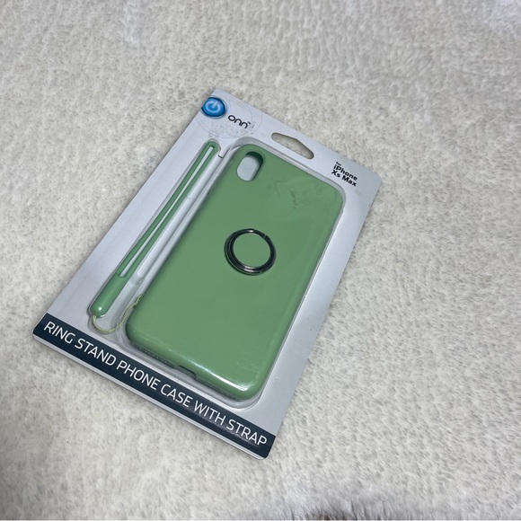 Onn iPhone XS Max Ring Stand Phone Case with Strap - Picture 7 of 9